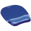 FELLOWES GEL CRYSTALS MOUSE PAD AND WRIST REST BLUE
