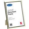CARVEN DOCUMENT FRAME A4 GOLD