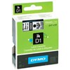 DYMO 45800 D1 LABELLING TAPE 19MM X 7M BLACK ON CLEAR