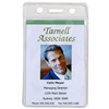 REXEL ID POUCH SOFT PORTRAIT 62 X 104MM CLEAR PACK 10