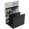ITALPLAST BOOK RACK METAL BLACK