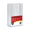 DEFLECTO BROCHURE HOLDER WALL MOUNT DL CLEAR