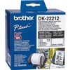 BROTHER DK22212 CONTINUOUS FILM LABEL ROLL 62MM X 1524M WHITE