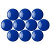 QUARTET MAGNETIC BUTTONS 20MM BLUE PACK 10