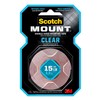SCOTCH DOUBLE SIDED MOUNTING TAPE 254MM X 152M CLEAR