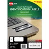 AVERY 959202 L6011 HEAVY DUTY LASER LABELS 27UP SILVER PACK 20