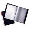 MARBIG CLEARVIEW DISPLAY BOOK NONREFILABLE 76 POCKET A4 BLACK