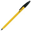 BIC ORIGINAL ORANGE BALLPOINT PENS FINE BLACK BOX 12
