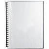 MARBIG DISPLAY BOOK REFILLABLE 20 POCKET A4 CLEARBLACK