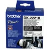 BROTHER DK22210 CONTINUOUS PAPER LABEL ROLL 29MM X 3048M WHITE