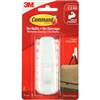COMMAND LARGE HOOK AND TWO ADHESIVE STRIPS WHITE