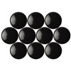 QUARTET MAGNETIC BUTTONS 20MM BLACK PACK 10