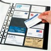 MARBIG BUSINESS CARD FILE POCKETS A4 CLEAR PACK 10