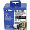 BROTHER DK22205 CONTINUOUS PAPER LABEL ROLL 62MM X 3048M WHITE