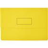 MARBIG SLIMPICK DOCUMENT WALLET FOOLSCAP YELLOW