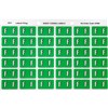 AVERY 43306 LATERAL FILE LABEL SIDE TAB COLOUR CODE F 25 X 38MM LIGHT GREEN PACK 180