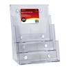 DEFLECTO BROCHURE HOLDER 3TIER A4 CLEAR