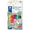 STAEDTLER NORIS CLUB ERASABLE COLOURED PENCIL ASSORTED BOX 12