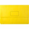 MARBIG SLIMPICK DOCUMENT WALLET FOOLSCAP BRIGHTS YELLOW PACK 10