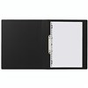 MARBIG ENVIRO DELUXE RING BINDER PE 2D 25MM A4 BLACK