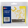 AVERY 44007Y TUBECLIP U PIECE YELLOW PACK 25