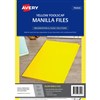 AVERY 88242 MANILLA FOLDER FOOLSCAP YELLOW PACK 20