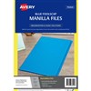 AVERY 88222 MANILLA FOLDER FOOLSCAP BLUE PACK 20