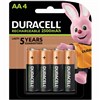 DURACELL RECHARGEABLE AA BATTERY PACK 4