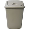 ITALPLAST HEAVY DUTY SWING TOP BIN 58 LITRE GREY