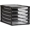 ESSELTE DESKTOP FILING 5 DRAWERS A4 BLACK FRAME