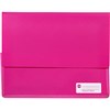 MARBIG POLYPICK DOCUMENT WALLET HEAVY DUTY A4 PINK