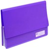 MARBIG POLYPICK DOCUMENT WALLET HEAVY DUTY A4 PURPLE