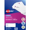 AVERY 959304 L7163 ADDRESS LABEL SMOOTH FEED LASER 14UP WHITE PACK 100