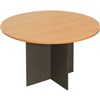 RAPID WORKER ROUND MEETING TABLE 1200MM BEECHIRONSTONE