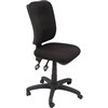 RAPIDLINE EG400 ERGONOMIC TYPIST CHAIR SQUARE BACK SEATBACK TILT BLACK