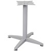 RAPIDLINE 4 STAR TABLE BASE BRUSHED SILVER