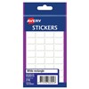 AVERY 932015 MULTIPURPOSE STICKERS RECTANGLE 12 X 18MM WHITE PACK 216