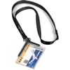 DURABLE DELUXE CARD HOLDER WITH LANYARD CHARCOAL