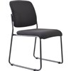BURO MARIO VISITOR CHAIR SLED BASE JETT FABRIC BLACK