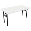 RAPIDLINE FOLDING TABLE 1800 X 750MM NATURAL WHITE