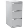MERCURY FILING CABINET 3 DRAWER 470 X 620 X 1015MM SILVER GREY