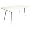 RAPID SPAN MEETING TABLE 1800 X 900MM NATURAL WHITESILVER