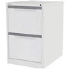 STEELCO FILING CABINET 2 DRAWER 470 X 620 X 710MM WHITE SATIN