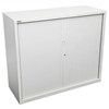 GO STEEL TAMBOUR DOOR CABINET 2 SHELVES 1016 X 1200 X 473MM WHITE CHINA