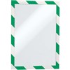 DURABLE DURAFRAME SECURITY FRAME A4 GREENWHITE PACK 2
