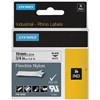 DYMO SD18489 RHINO INDUSTRIAL TAPE FLEXIBLE NYLON 19MM BLACK ON WHITE