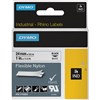 DYMO SD1734524 RHINO INDUSTRIAL TAPE FLEXIBLE NYLON 24MM BLACK ON WHITE