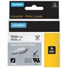 DYMO SD18055 RHINO INDUSTRIAL HEAT SHRINK TUBING 12MM BLACK ON WHITE