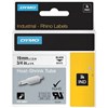 DYMO SD18057 RHINO INDUSTRIAL HEAT SHRINK TUBING 19MM BLACK ON WHITE