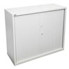 GO STEEL TAMBOUR DOOR CABINET NO SHELVES 1016 X 900 X 473MM WHITE CHINA
